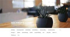 Desktop Screenshot of gulvinspiration.dk